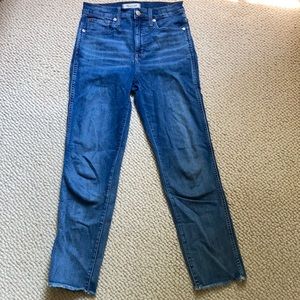 Madewell stovepipe jean size 25.